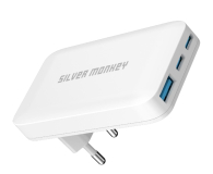 Silver Monkey Plaska ładowarka GaN 65W 2x USB-C, 1x USB-A - 1276293 - zdjęcie 2